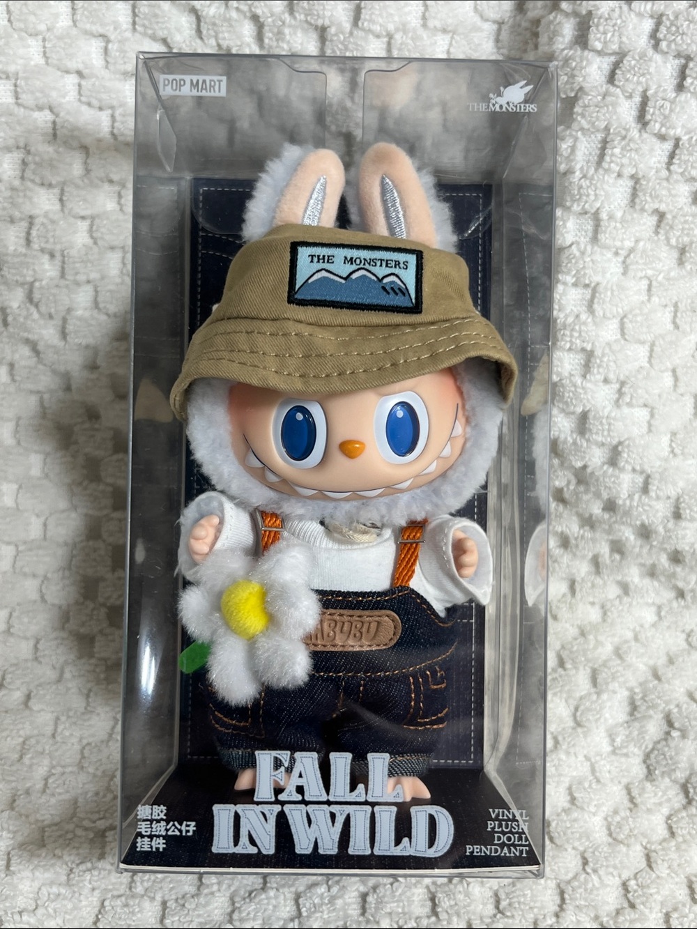 Pop Mart The Monsters Labubu Fall in Wild Vinyl Face Plush Pendant